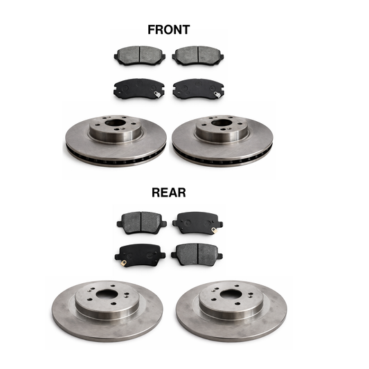 Chery Tiggo 8 Pro 1.6TGDi Full Brake Pads + Discs Kit