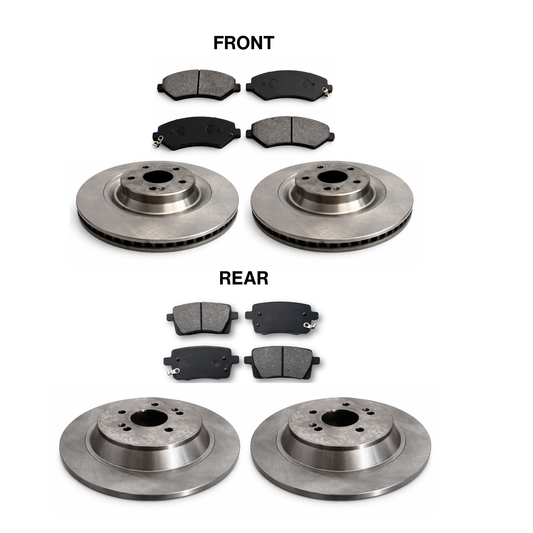 Jetour X70 PLUS 1.5T Full Brake Pads + Discs Kit