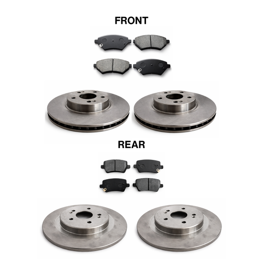 Chery Tiggo 8 Pro Max 2.0TGDi Full Brake Pads + Discs Kit